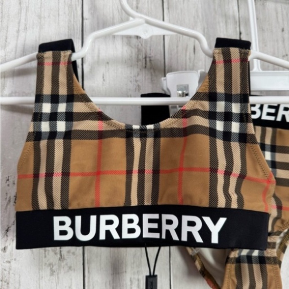 Authentic Burberry Bikini Set Adjustable Tie Size… - image 1